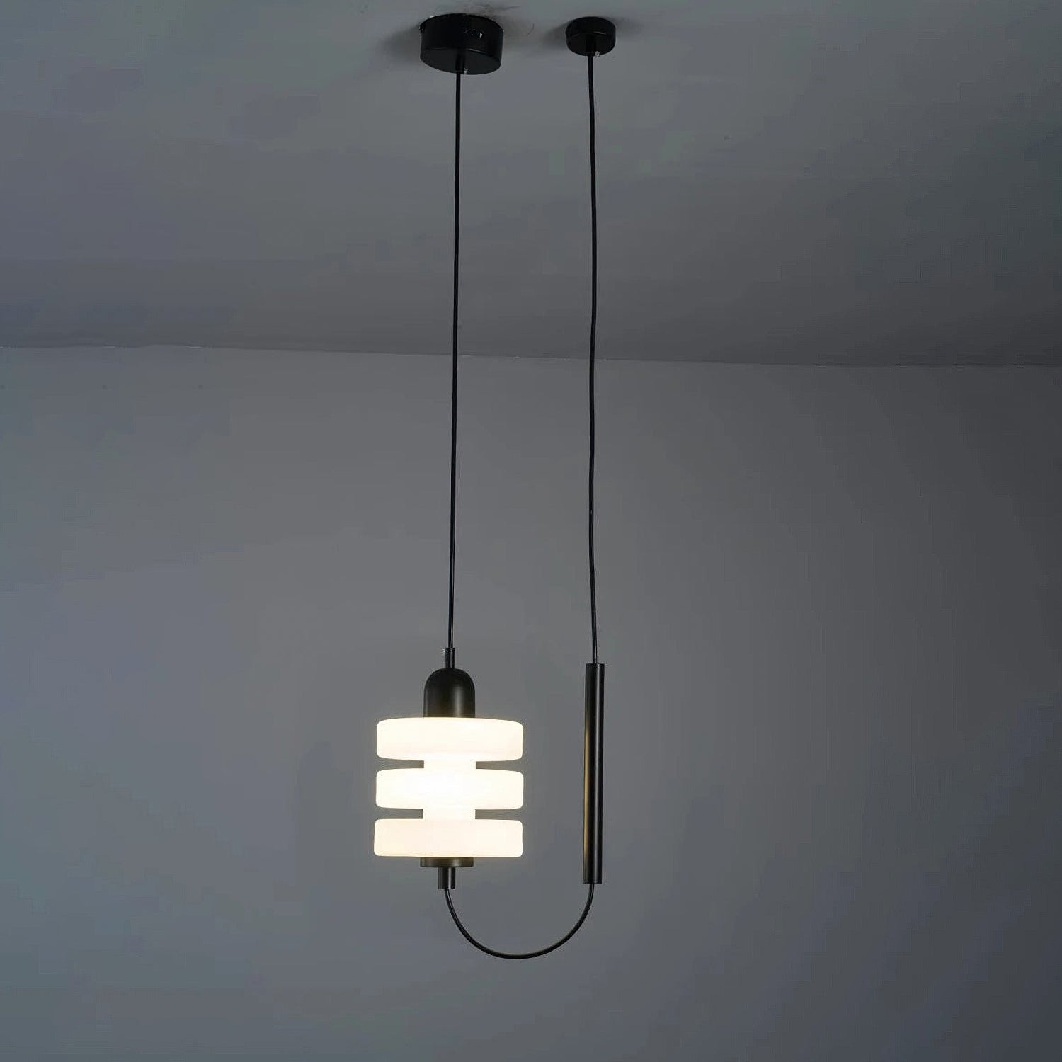 Lennar Visual_Japanese Minimalist Glass Pendant Light