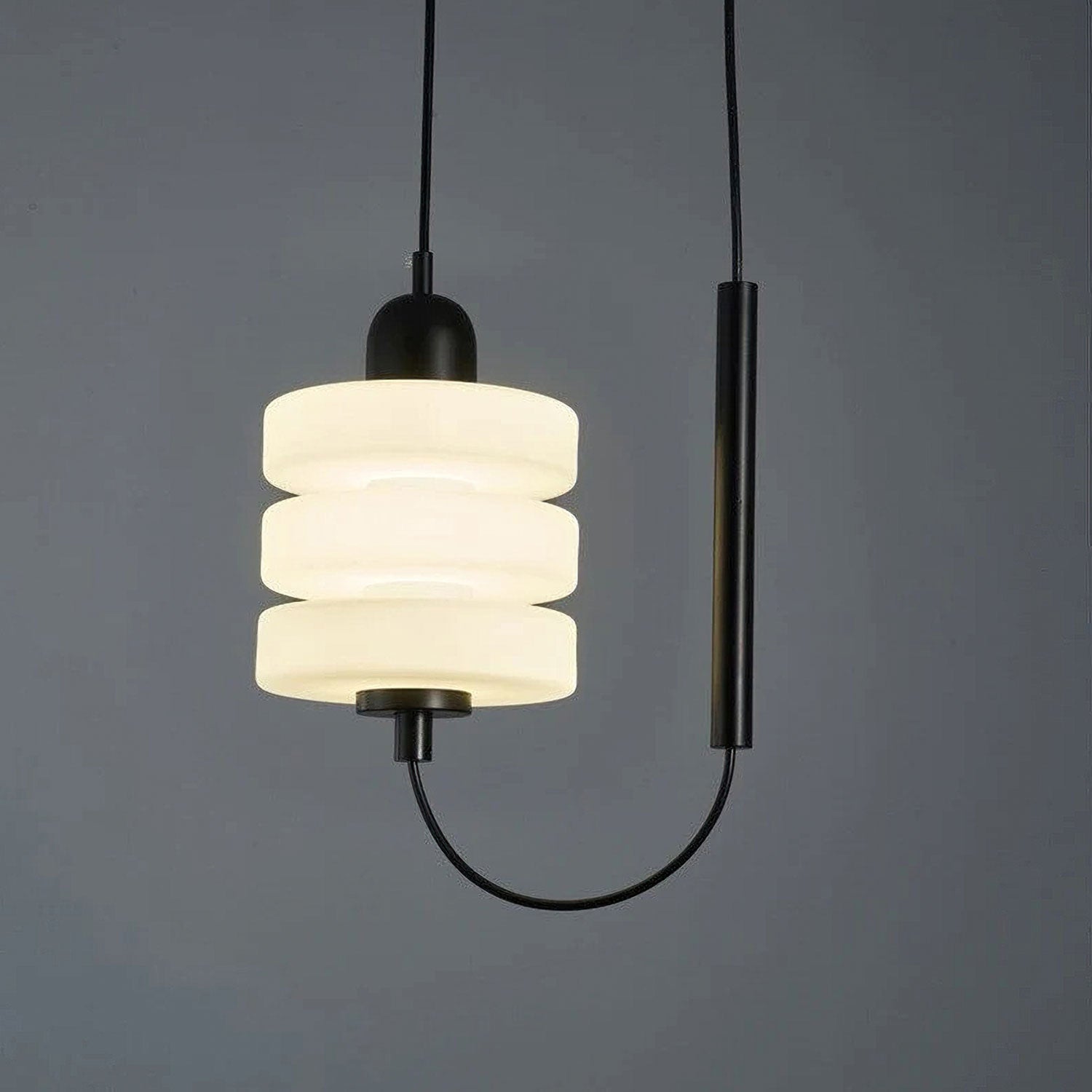 Lennar Visual_Japanese Minimalist Glass Pendant Light