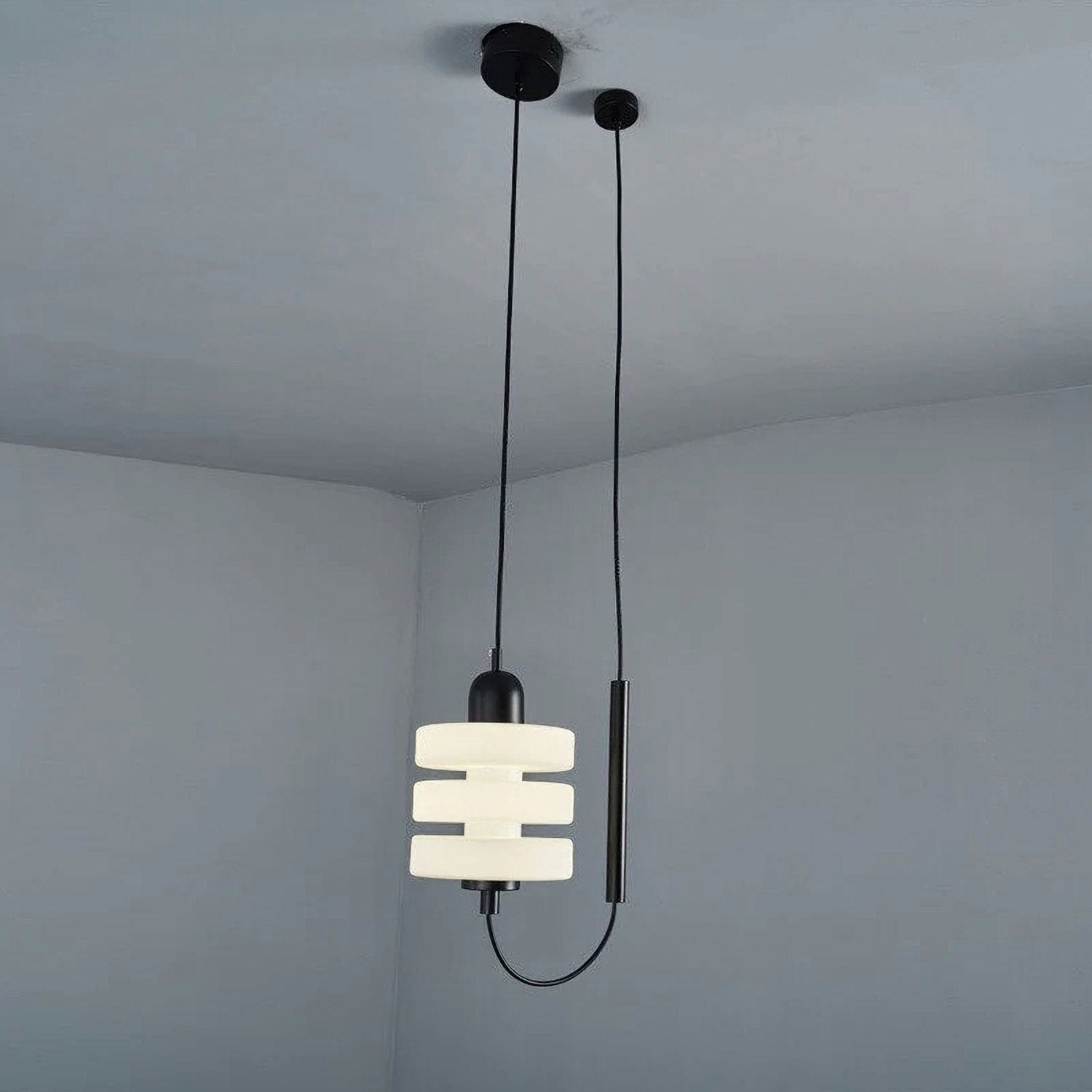 Lennar Visual_Japanese Minimalist Glass Pendant Light