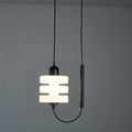 Lennar Visual_Japanese Minimalist Glass Pendant Light