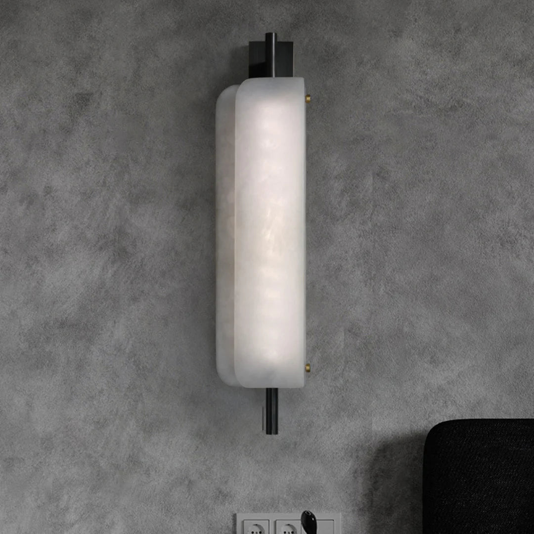 Lennar Visual_Jorge White Marble Wall Lamp