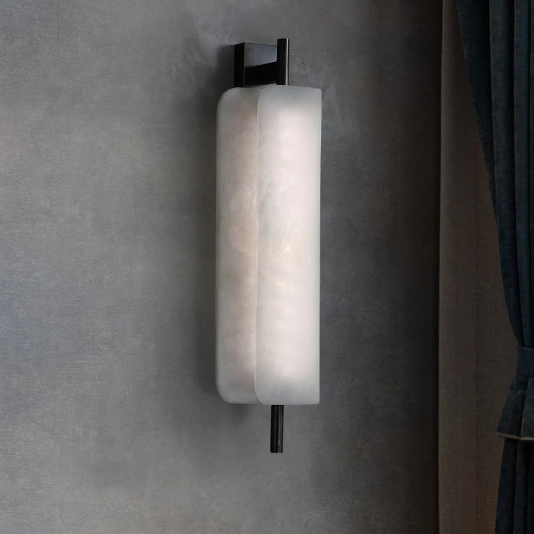 Lennar Visual_Jorge White Marble Wall Lamp