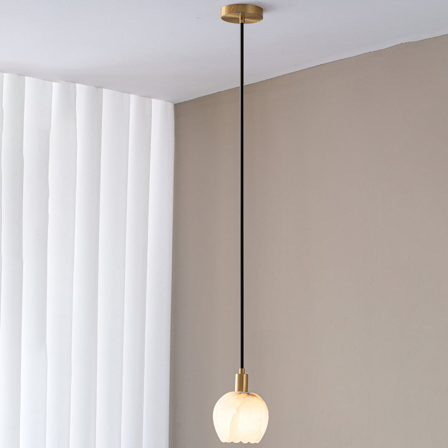 Lennar Visual_Lilin Alabaster Pendant Light