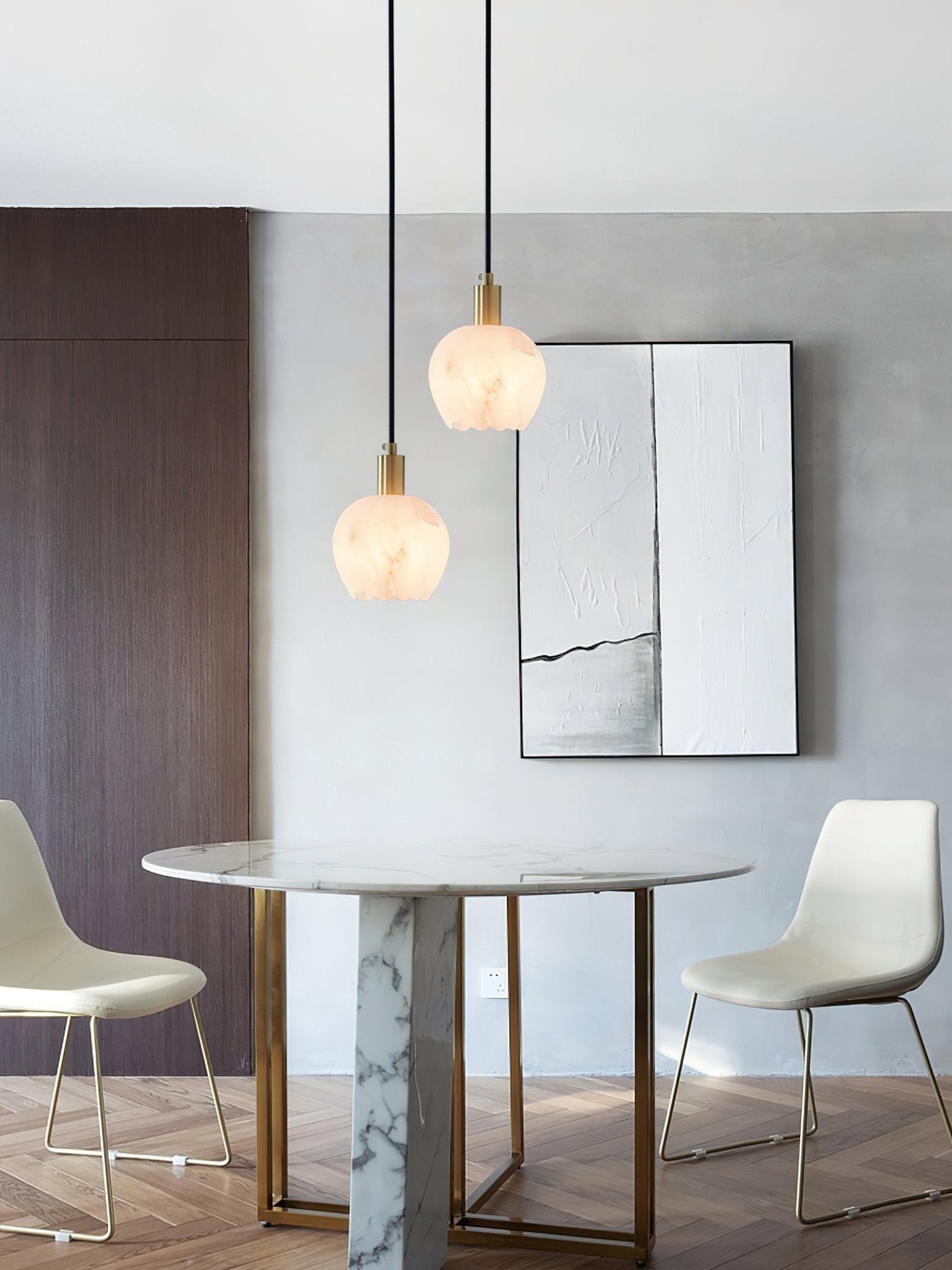 Lennar Visual_Lilin Alabaster Pendant Light