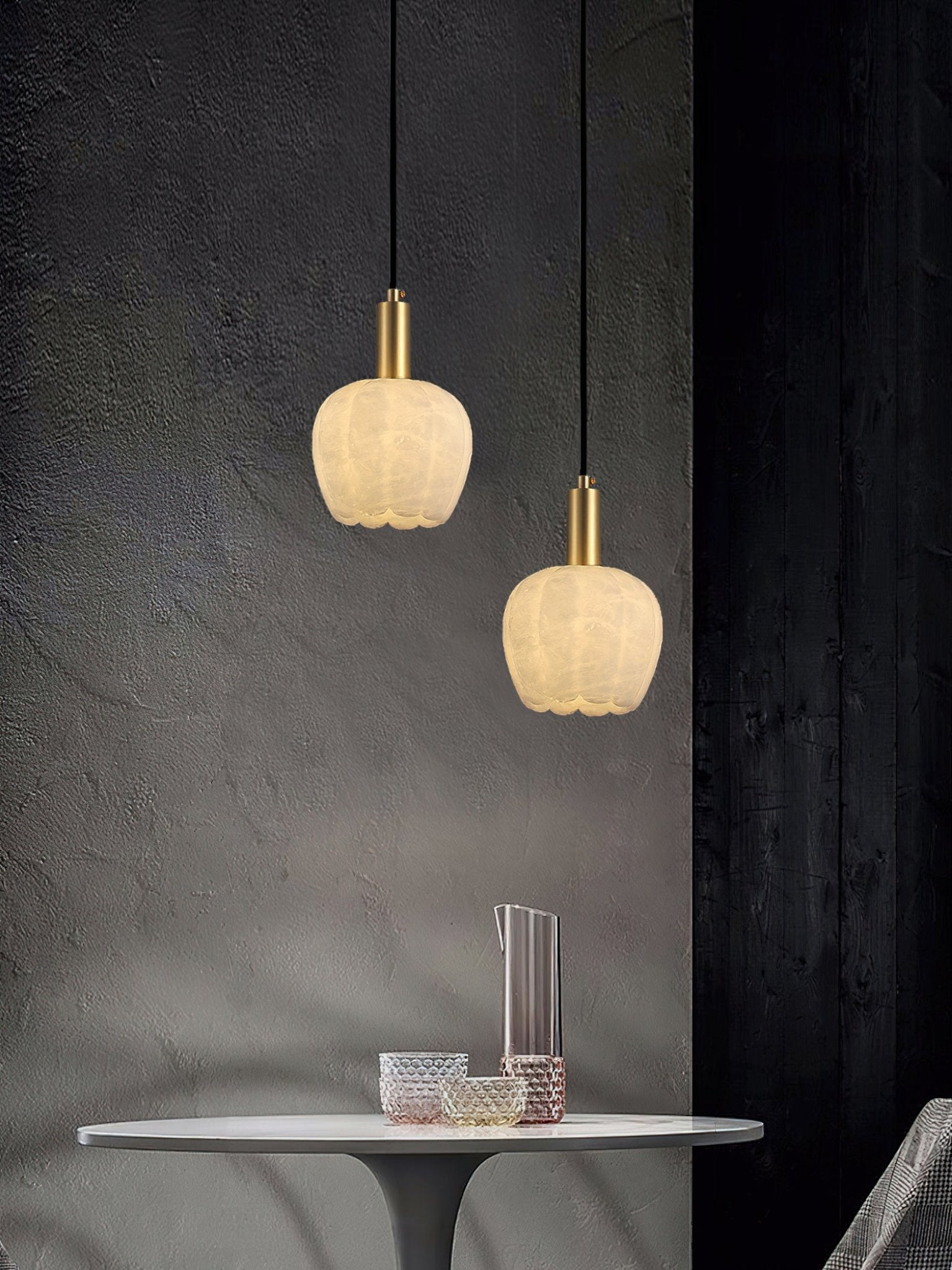 Lennar Visual_Lilin Alabaster Pendant Light