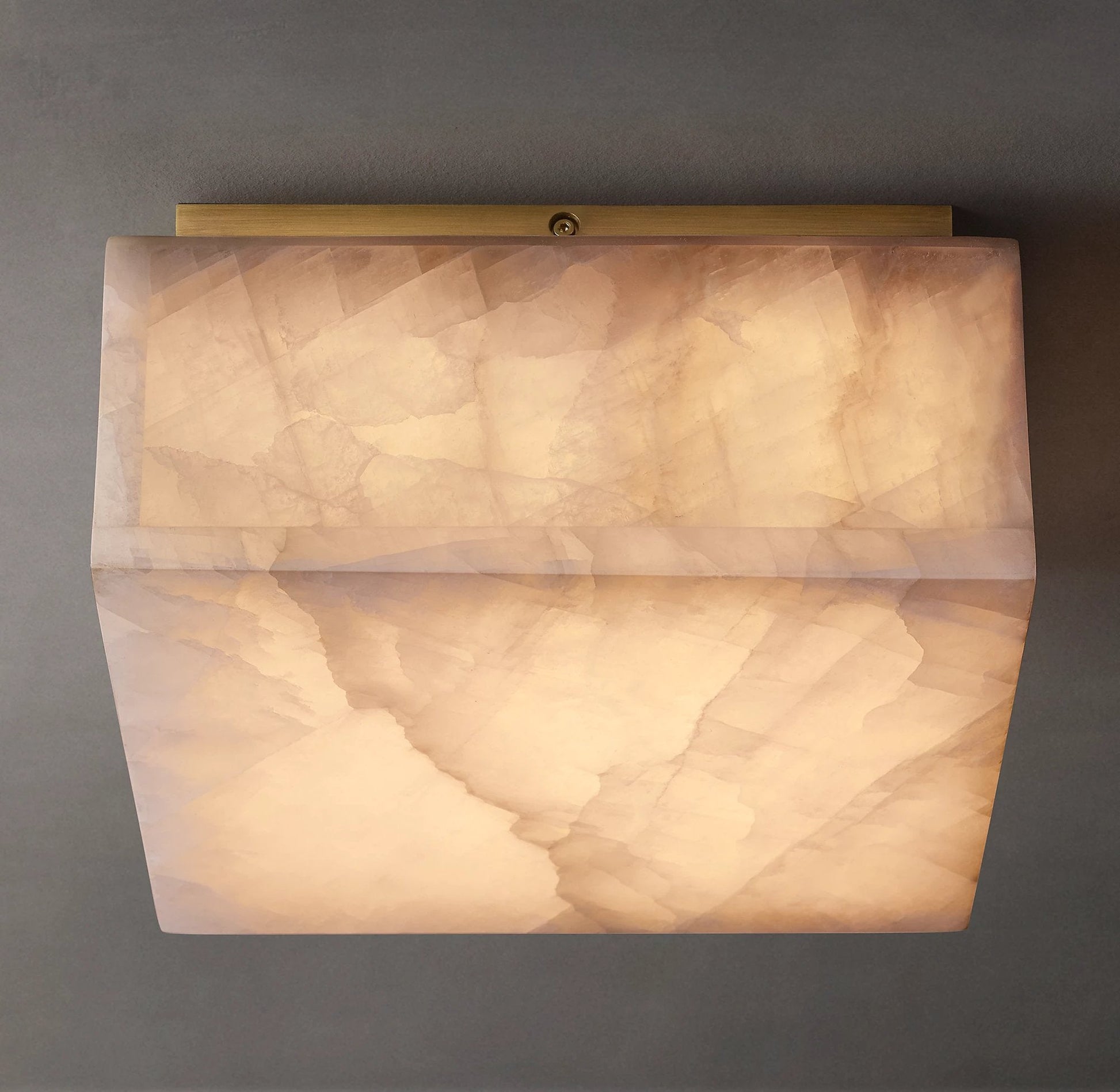 Ceiling LightRivage Rectangle Ceiling LampL 35.6cm x W 35.6cm x H 12cm / L 14″ x W 14″ x H 4.7″BlackLennar Visual