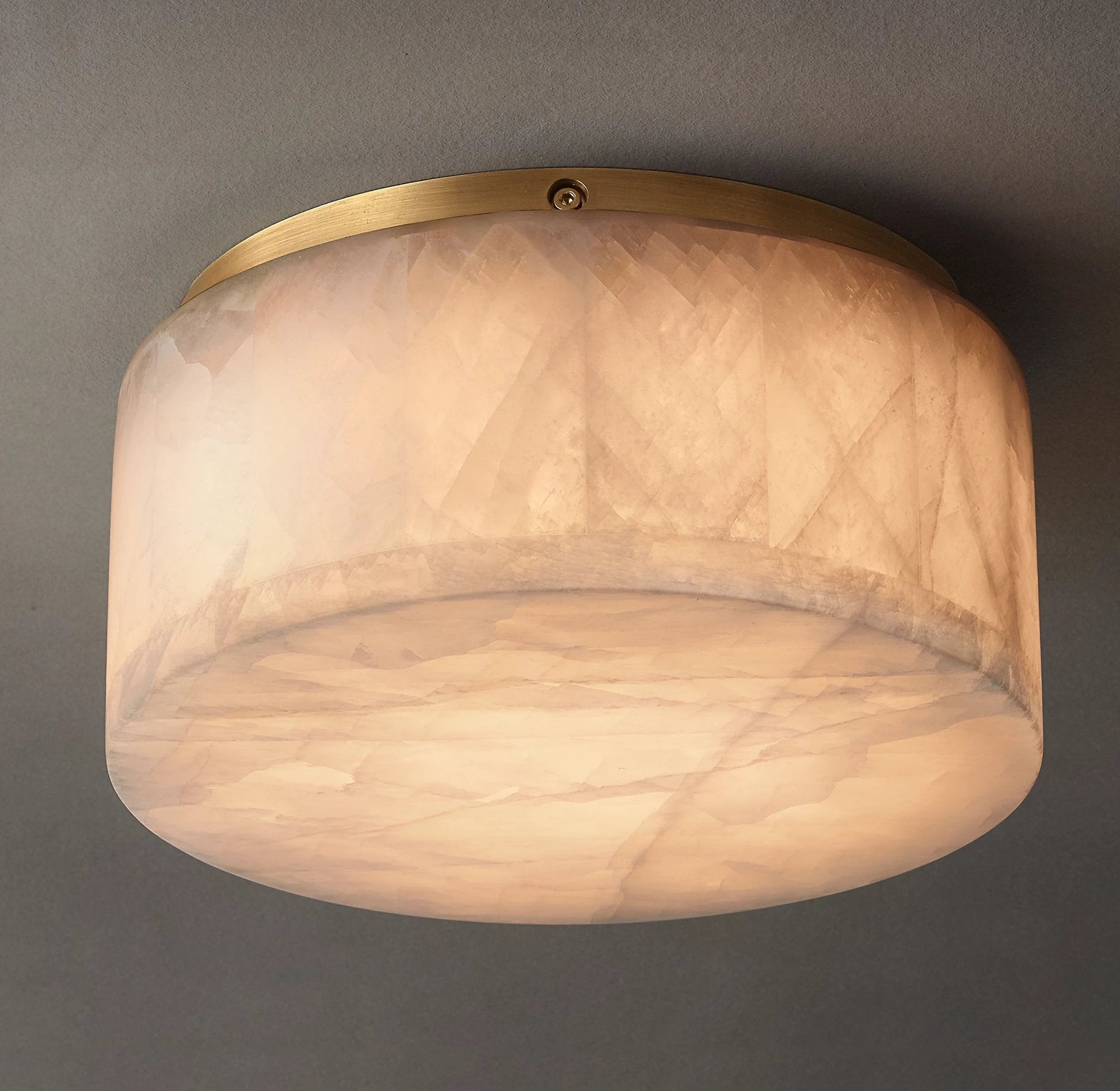 Ceiling LightRivage Round ceiling lampDia 15.2cm x H 12cm / ∅ 6″ x H 4.7″GoldLennar Visual