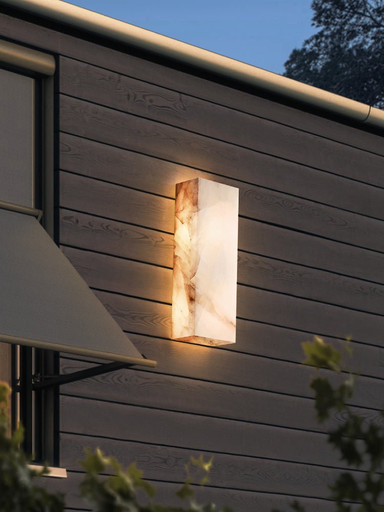 Wall LampRivage Wall LightL 15cm x W10cm x H 30cm / L 5.9″ x W 3.9″ x H 11.8″AlabasterLennar Visual