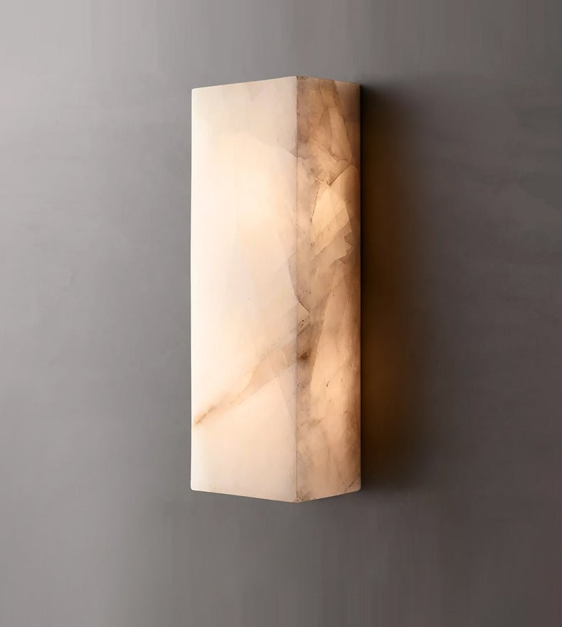 Wall LampRivage Wall LightL 15cm x W10cm x H 30cm / L 5.9″ x W 3.9″ x H 11.8″AlabasterLennar Visual