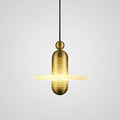 Pendant LightLupa Alabaster Pendant LampModel A Size: Dia 18cm x H 15cm / ∅ 7.1″ x H 5.9″GoldLennar Visual