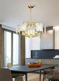 ChandelierLuxury Alabaster Appareil Chandelier6 Heads Size: Dia 65cm x H 33cm / ∅ 25.6″ x H 13″Brass & WhiteLennar Visual