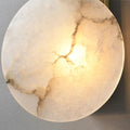 Wall LightLuxury Alabaster Round Wall LightDia 22cm x H 12cm / ∅ 8.7″ x H 4.7″ *2WhiteLennar Visual