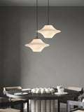 Pendant LightLuxury Alabaster Saucer Pendant LightDia 22cm x H 14cm / ∅ 8.7″ x H 5.5″WhiteLennar Visual