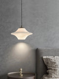 Pendant LightLuxury Alabaster Saucer Pendant LightDia 22cm x H 14cm / ∅ 8.7″ x H 5.5″WhiteLennar Visual