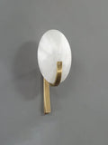 Wall LampLuxury Alice Alabaster Wall LampDia 20cm x H 50cm / ∅ 7.9″ x H 19.7″ *2Gold & WhiteLennar Visual