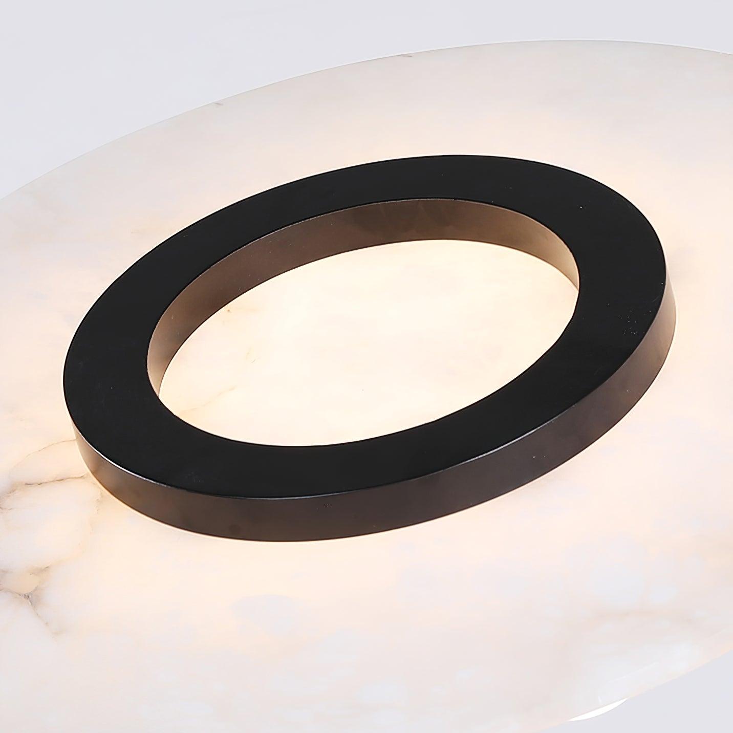 Pendant LightMagma Alabaster Pendant LampDia 51cm / ∅ 20″Black + WhiteLennar Visual