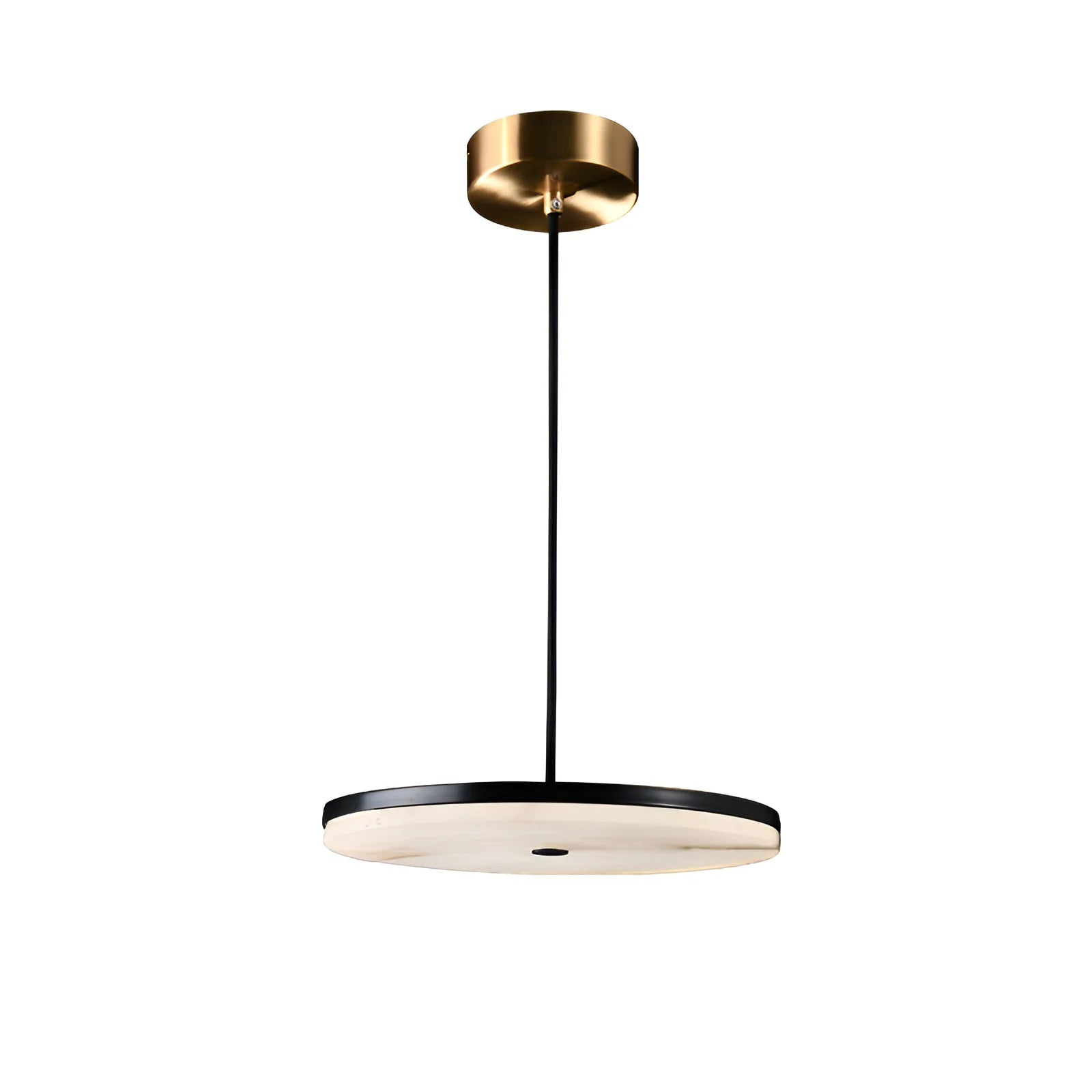 Pendant LightManhattan Alabaster Pendant LightDia 20cm / ∅ 7.9″Black & WhiteLennar Visual