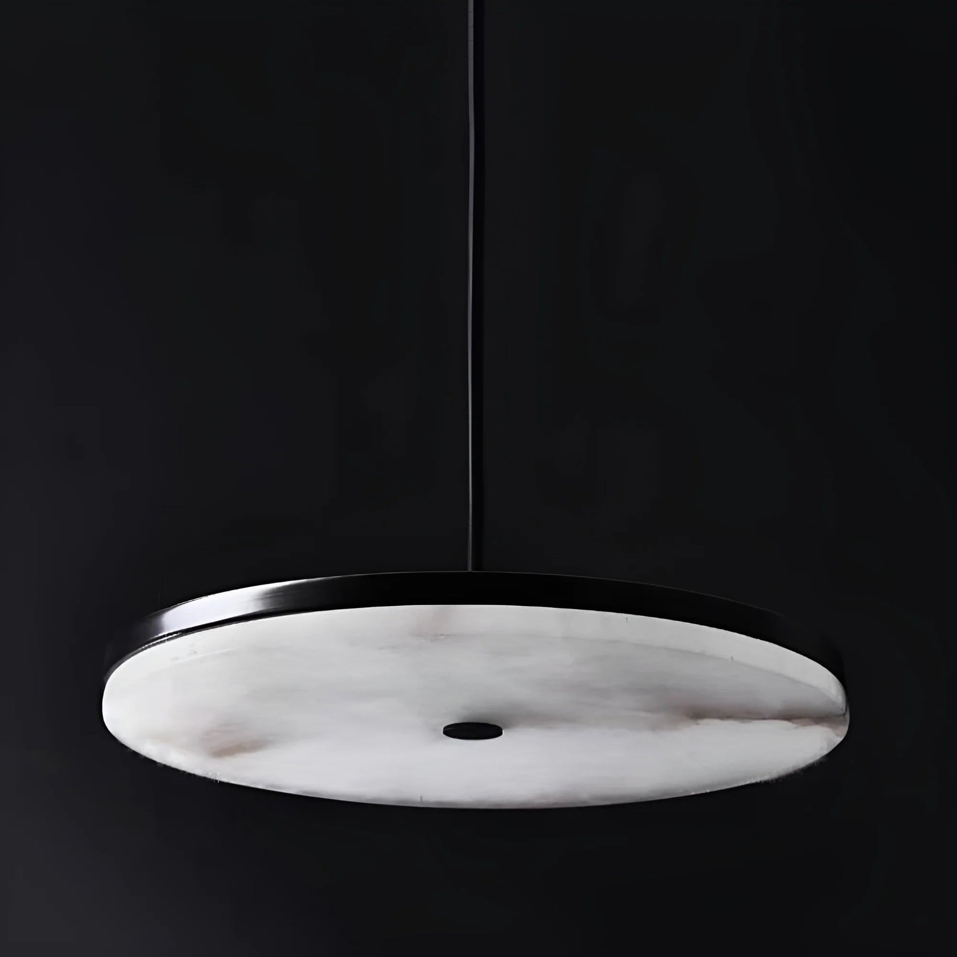 Pendant LightManhattan Alabaster Pendant LightDia 20cm / ∅ 7.9″Black & WhiteLennar Visual