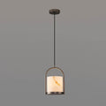 Pendant LampMarble Cylinder Pendant LightDia 20cm x H 30cm / ∅ 7.9″ x H 11.8″Imitation Marble StoneLennar Visual