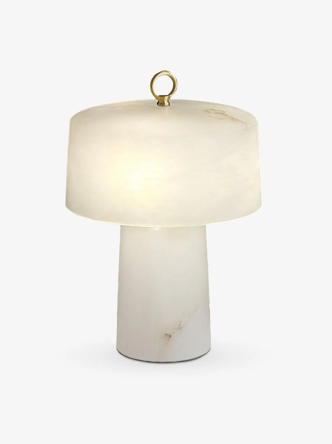 Table LampMarble Luxury Aogashima Table LampDia 30cm x H 42cm / ∅ 11.8″ x H 16.5″Brass & WhiteLennar Visual