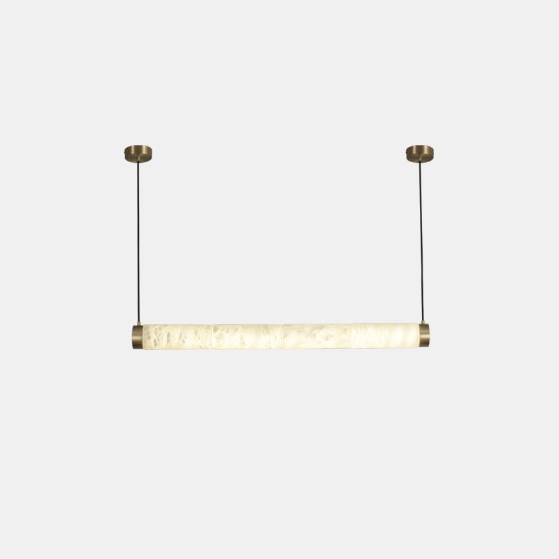 Pendant LampMarble Strip Pendant LightsL 100cm x H 150cm / L 39.4″ x H 59″WhiteLennar Visual