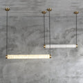 Pendant LampMarble Strip Pendant LightsL 100cm x H 150cm / L 39.4″ x H 59″WhiteLennar Visual