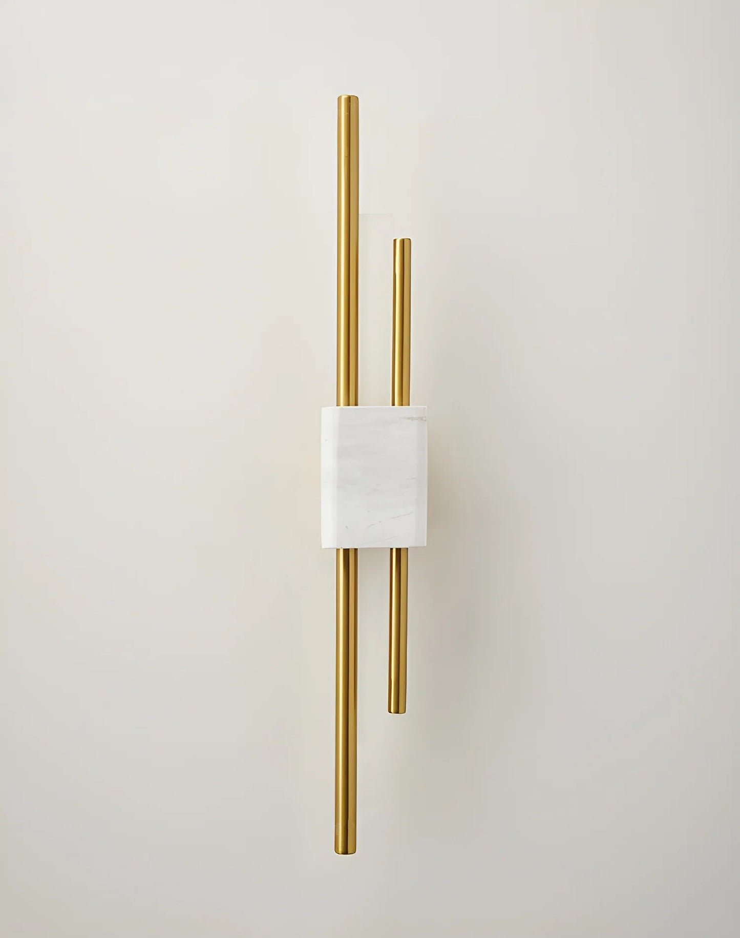 Wall LightMarble Tanto Wall LightDia 10cm x H 60cm / ∅ 3.9″ x H 23.6″ *2Green & GoldLennar Visual