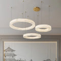 ChandelierMarika Alabaster ChandelierDia 60cm x H 8cm / ∅ 23.6″ x H 3.1″Brass & White AlabasterLennar Visual