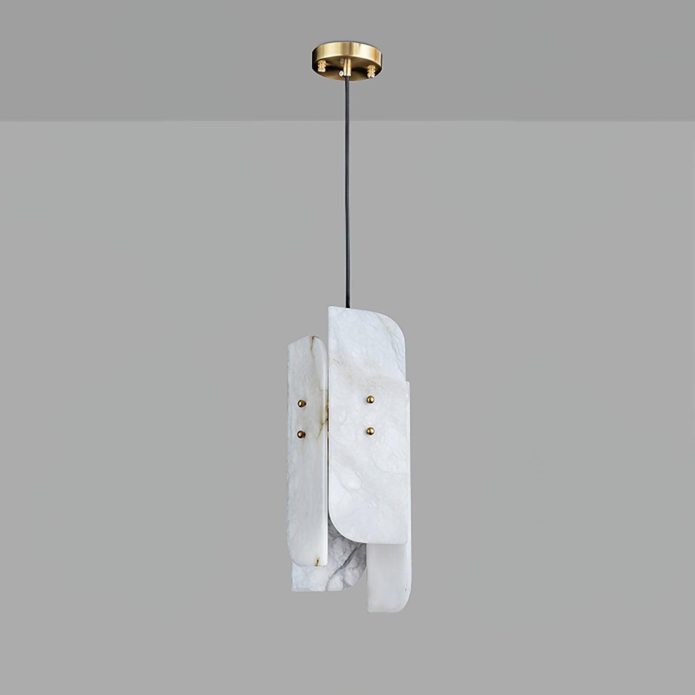 Pendant LightMegalith Alabaster Mini Pendant LightDia 15cm x H 40cm / ∅ 5.9″ x H 15.7″WhiteLennar Visual