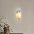 Pendant LightMegalith Alabaster Mini Pendant LightDia 15cm x H 40cm / ∅ 5.9″ x H 15.7″WhiteLennar Visual