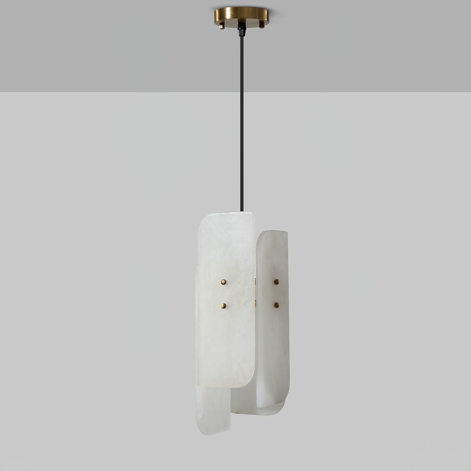 Pendant LightMegalith Alabaster Mini Pendant LightDia 15cm x H 40cm / ∅ 5.9″ x H 15.7″WhiteLennar Visual