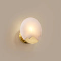 Wall LightModern Alabaster Brass Wall LightDia 26cm x H 26cm / ∅ 10.2″ x H 10.2″ *2WhiteLennar Visual