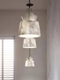 Pendant LightModern Alabaster Pendant LightDia 18cm x H 25cm / ∅ 7.1″ x H 8.7″WhiteLennar Visual