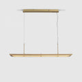 Pendant LightModern Linear Pendant LightL 140cm x W 14cm x H 180cm / L 55.1″ x W 5.5″ x H 70.9″Brass+WhiteLennar Visual