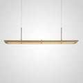 Pendant LightModern Linear Pendant LightL 140cm x W 14cm x H 180cm / L 55.1″ x W 5.5″ x H 70.9″Brass+WhiteLennar Visual