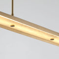 Pendant LightModern Linear Pendant LightL 140cm x W 14cm x H 180cm / L 55.1″ x W 5.5″ x H 70.9″Brass+WhiteLennar Visual