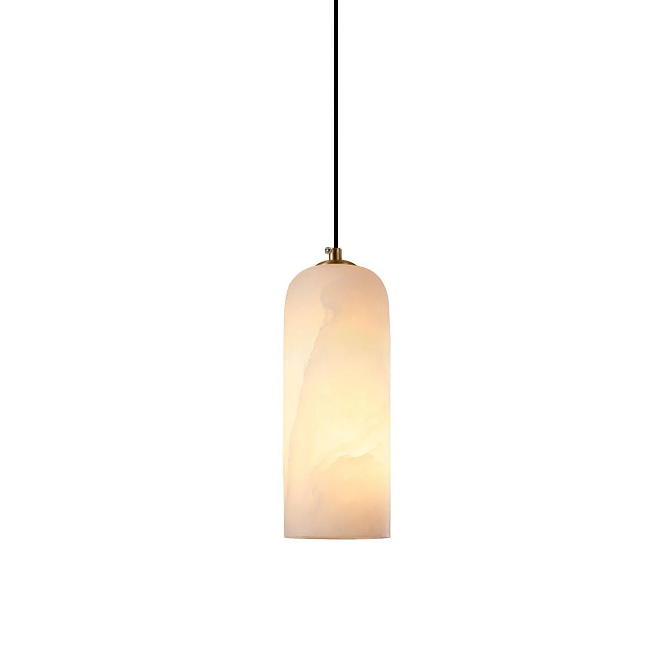 Pendant LightMonty Alabaster Pendant LampDia 10cm x H 25cm / ∅ 3.9″ x H 9.8″Brass & White AlabasterLennar Visual