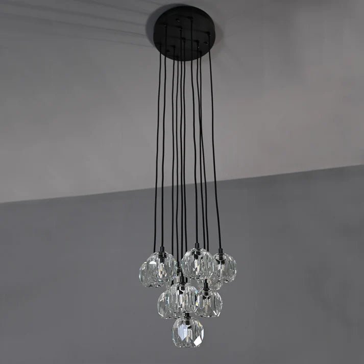 Lennar Visual_Nova Crystal Round Cluster Chandelier