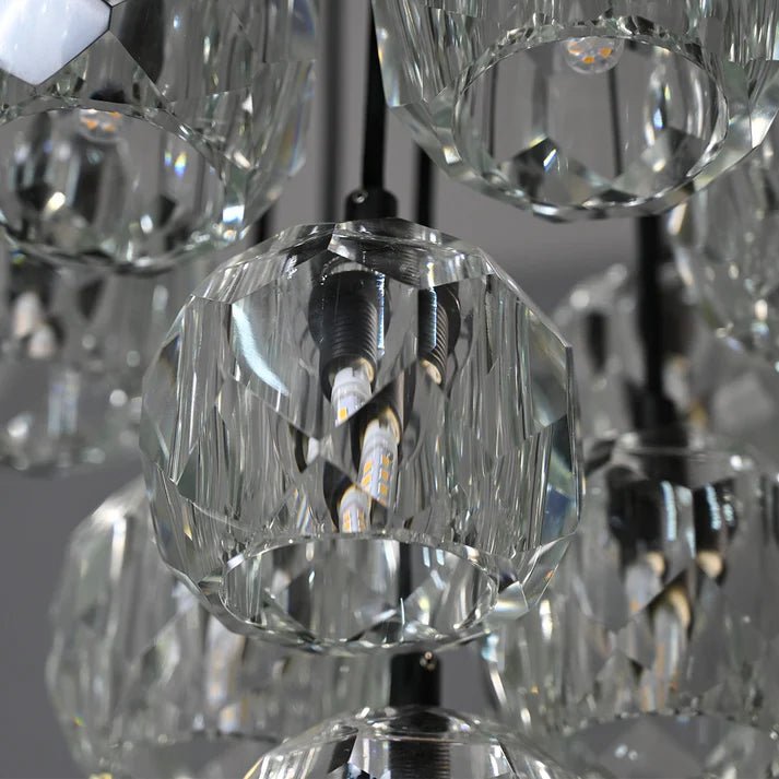 Lennar Visual_Nova Crystal Round Cluster Chandelier