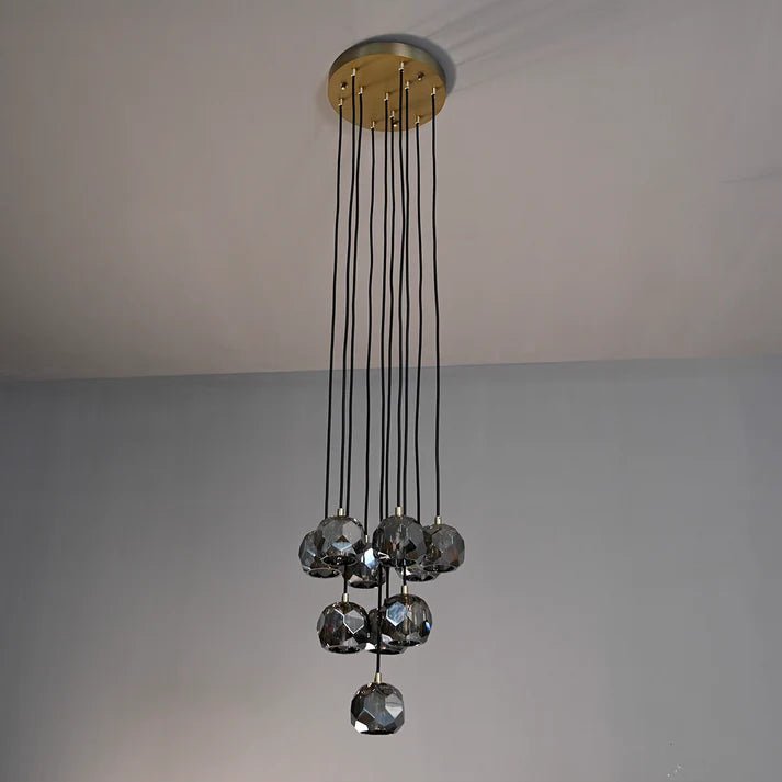 Lennar Visual_Nova Crystal Round Cluster Chandelier