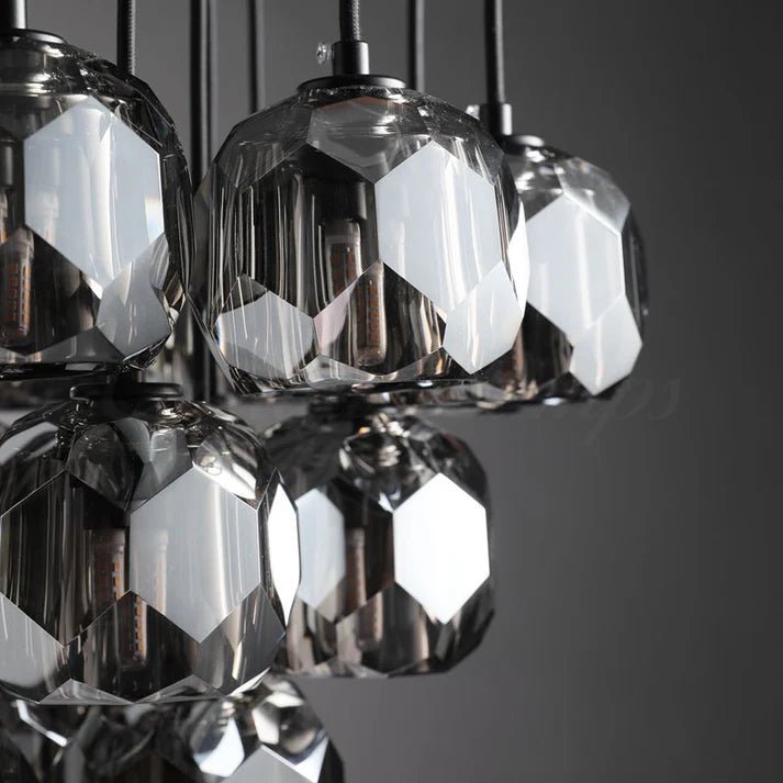 Lennar Visual_Nova Crystal Round Cluster Chandelier