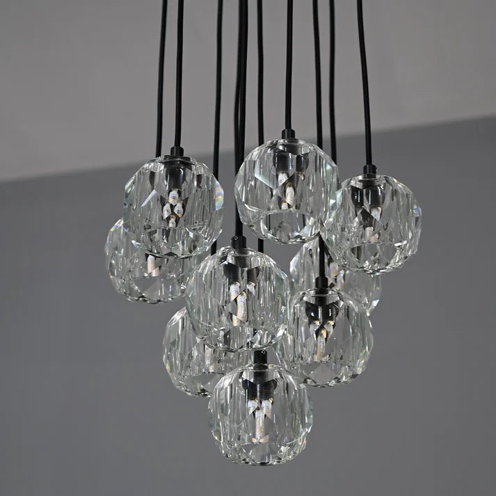 Lennar Visual_Nova Crystal Round Cluster Chandelier