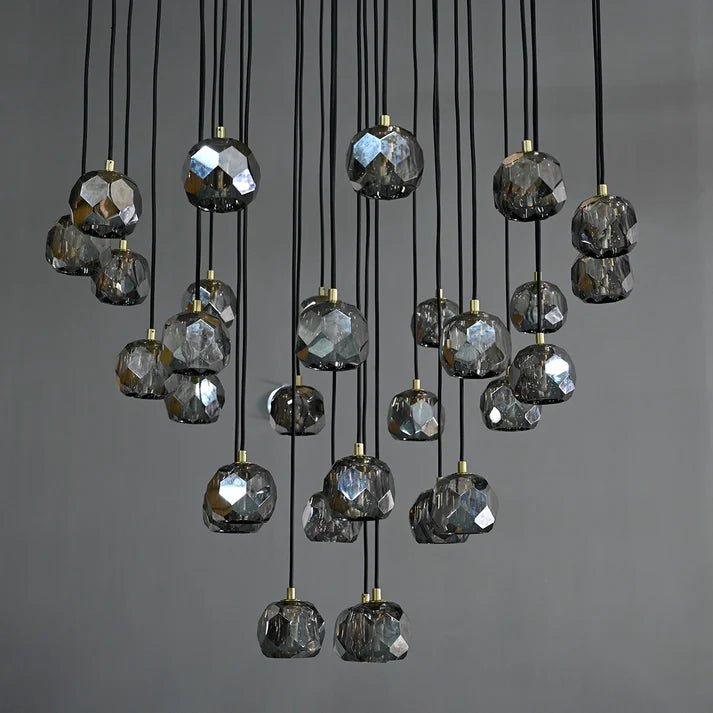 Lennar Visual_Nova Crystal Round Cluster Chandelier