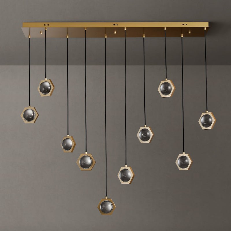 Lennar Visual_Orbis Halo Linear Chandelier