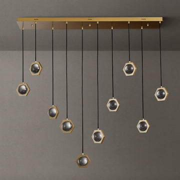 Lennar Visual_Orbis Halo Linear Chandelier