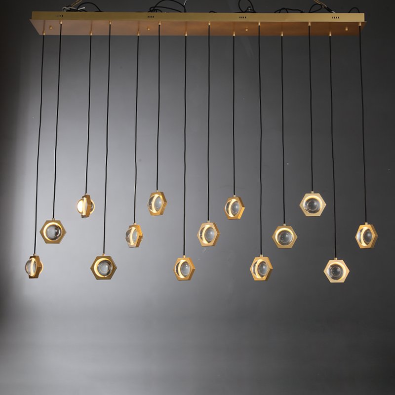 Lennar Visual_Orbis Halo Linear Chandelier