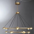 Lennar Visual_Orbis Halo Round Two - Tier Chandelier