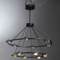 Lennar Visual_Orbis Halo Round Two - Tier Chandelier