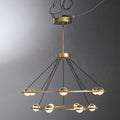 Lennar Visual_Orbis Halo Round Two - Tier Chandelier