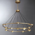 Lennar Visual_Orbis Halo Round Two - Tier Chandelier